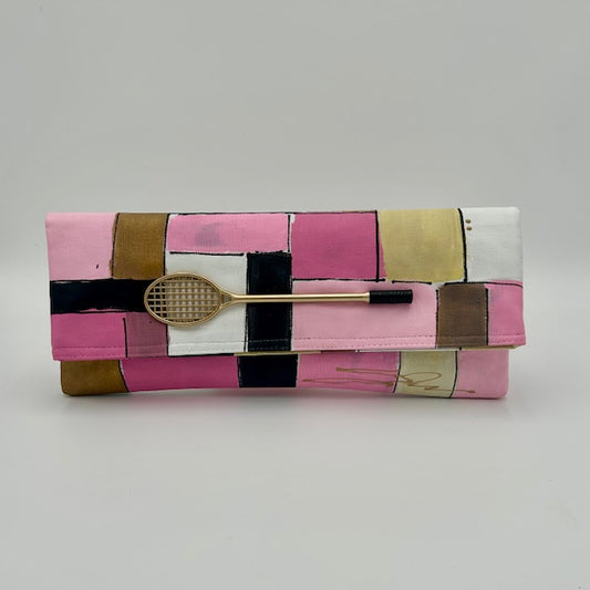 Pink Tennis Alex Foldover Clutch