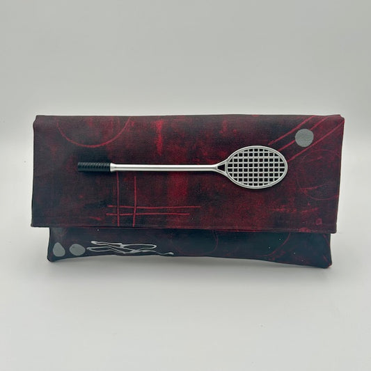 Red and Black Tennis Alex Foldover