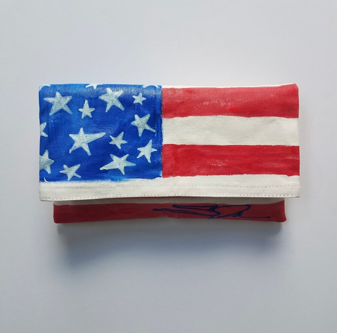American Flag Clutch- long