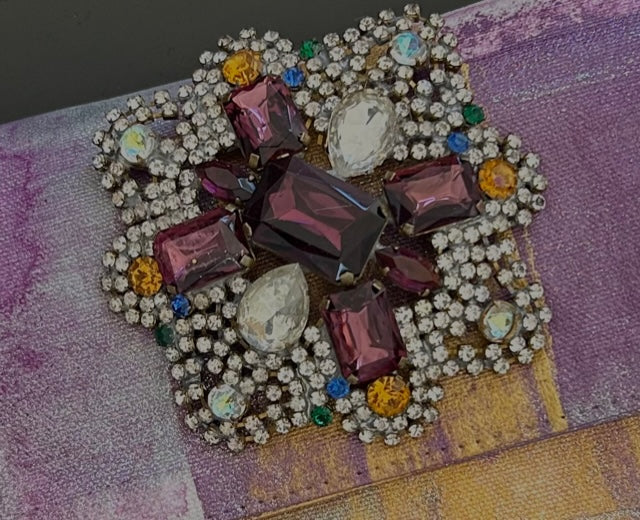 Abstract with Hollywood Brooch