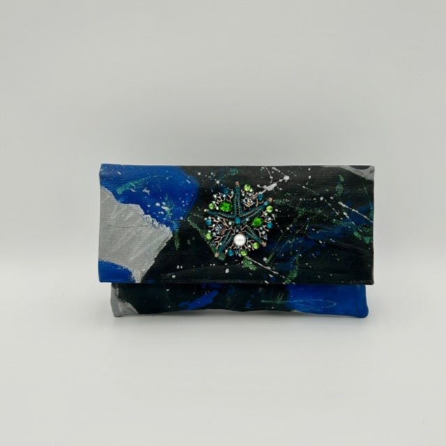 Splattered Abstract with Starfish