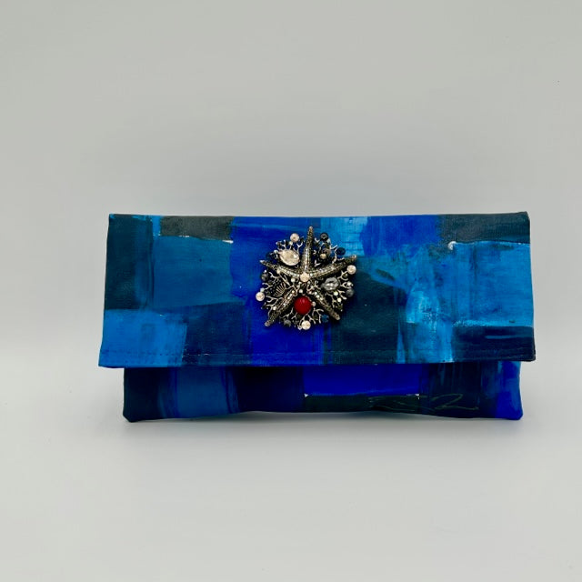 Blue Abstract with Starfish