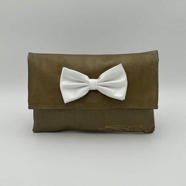 Solid Bronze with Tuxedo Bow