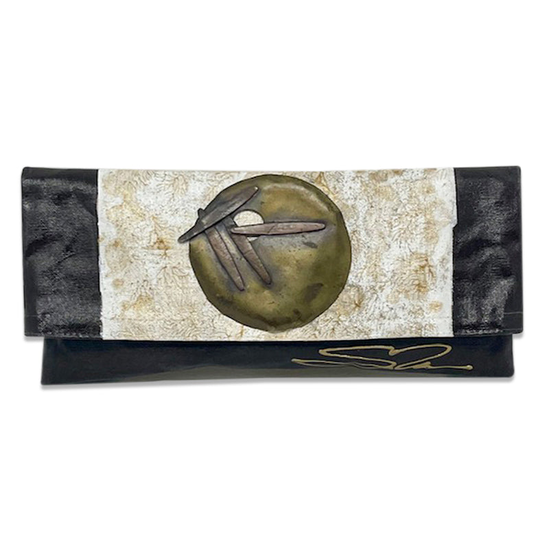 Asian Abstract with Vintage Medallion