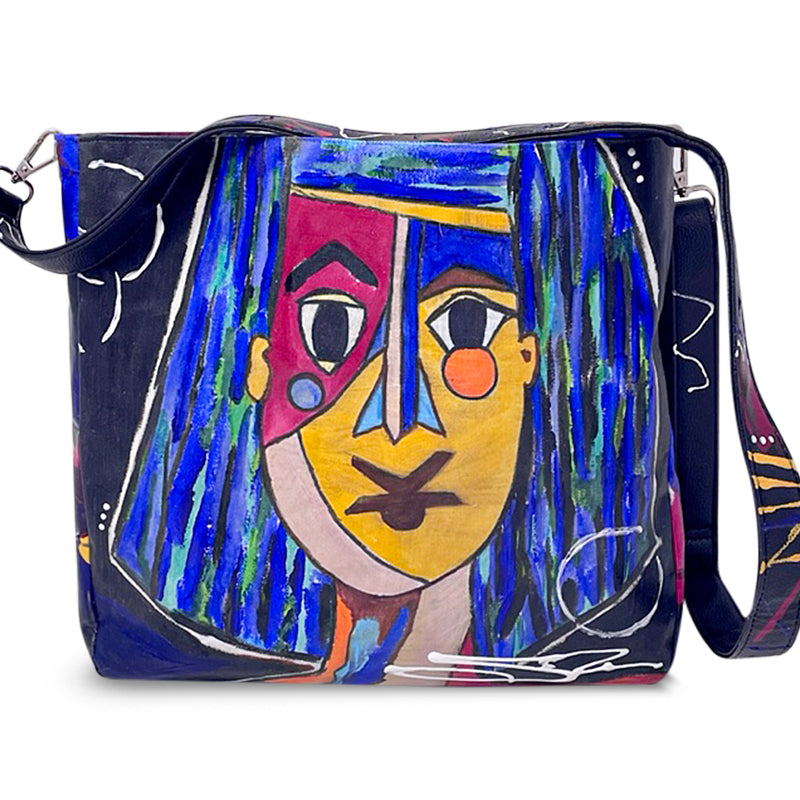 Picasso Painted Leather Strap