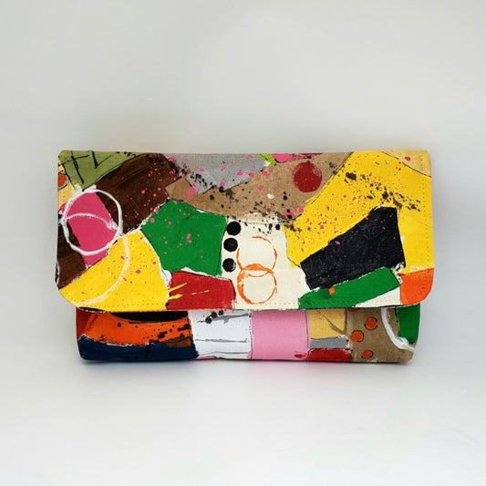 SPECIAL ORDER Ginger: Abstract Multi-Colored Clutch
