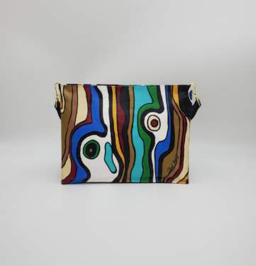 SALE: Lizzy Tote 60s Multi Colored