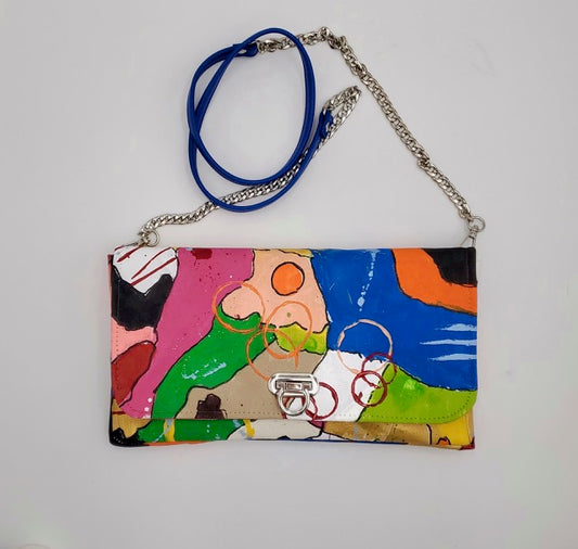 Abstract Multi-Colored Sophia Crossbody