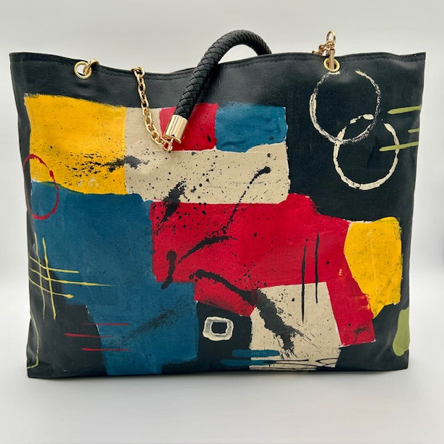 Large Abstract Tote