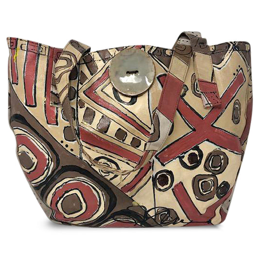 Tribal Tote with Coconut Button